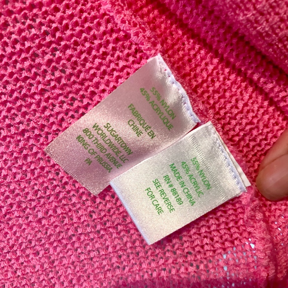 Lilly Pulitzer Juliette Cardigan NWT Size S Pink - Picture 4 of 6